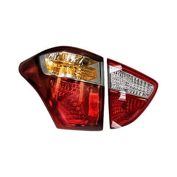 Replacement - Driver Side Inner and Outer Tail Light Set, Hyundai Veracruz