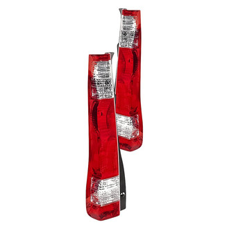 Replacement - Driver and Passenger Side Tail Light Lens and Housing Set (CAPA Certified)