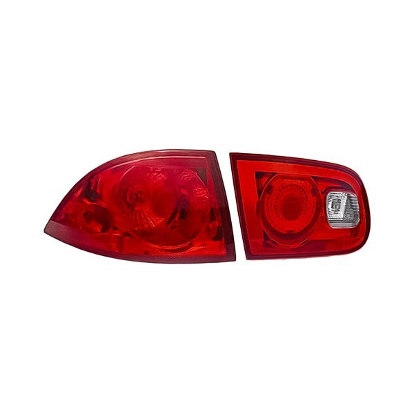 Replacement - Driver Side Inner and Outer Tail Light Set, Buick Lucerne