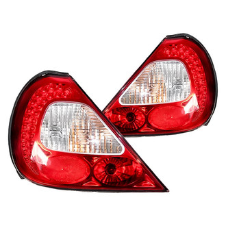 Replacement - Driver and Passenger Side Tail Light Lens and Housing Set (Standard Line)