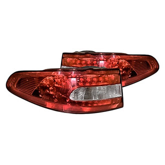 Replacement - Driver and Passenger Side Outer Tail Light Lens and Housing Set (Standard Line)