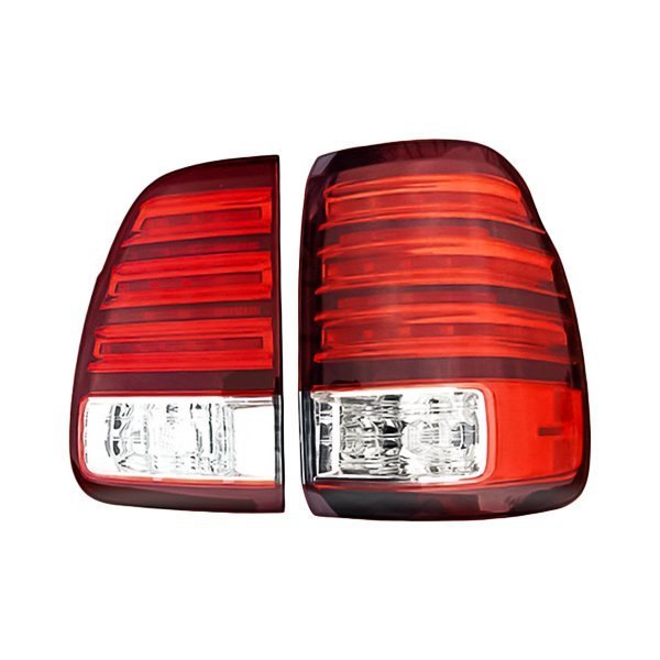 Replacement - Passenger Side Inner and Outer Tail Light Set, Lexus LX470