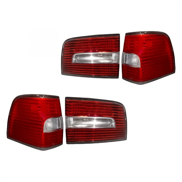 Replacement - Inner and Outer Tail Light Lens and Housing Set, Lincoln Navigator