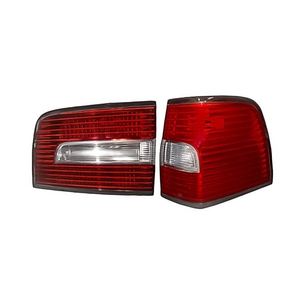 Replacement - Passenger Side Inner and Outer Tail Light Lens and Housing Set, Lincoln Navigator