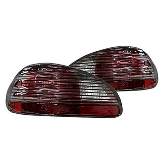 Replacement - Driver and Passenger Side Tail Light Lens and Housing Set (Standard Line)
