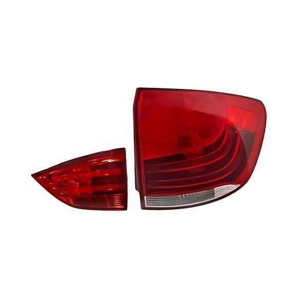 Replacement - Passenger Side Inner and Outer Tail Light Set, BMW X1