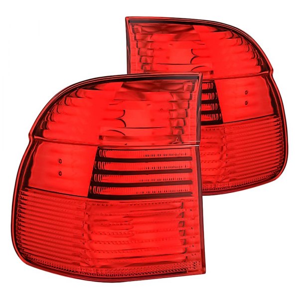 Replacement - Outer Tail Light Lens and Housing Set, BMW 5-Series