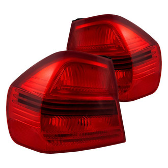 Replacement - Driver and Passenger Side Outer Tail Light Lens and Housings (CAPA Certified)