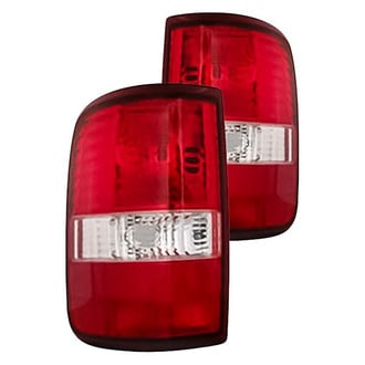 Replacement - Driver and Passenger Side Tail Light Lens and Housing Set (Standard Line)