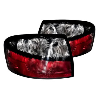 Replacement - Driver and Passenger Side Tail Light Lens and Housing Set (Standard Line)