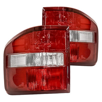 Replacement - Driver and Passenger Side Tail Light Lens and Housing Set (CAPA Certified)