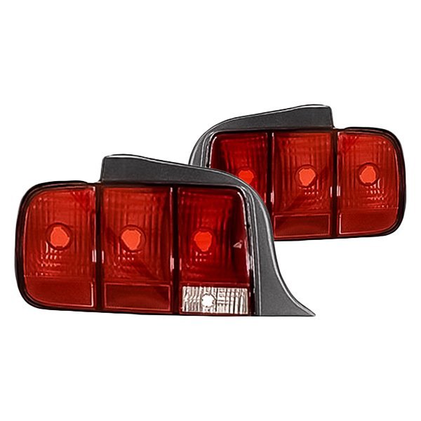 Replacement - Tail Light Lens and Housing Set, Ford Mustang