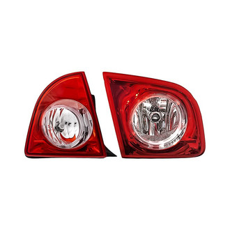 Replacement - Driver Side Driver and Passenger Side Inner and Outer Tail Light Set (Standard Line)