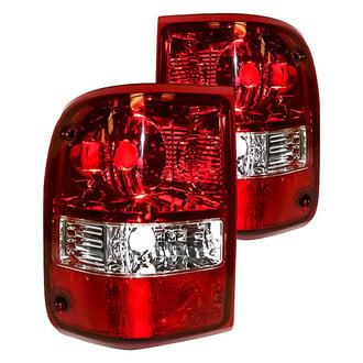 Replacement - Driver and Passenger Side Tail Light Lens and Housing Set (CAPA Certified)