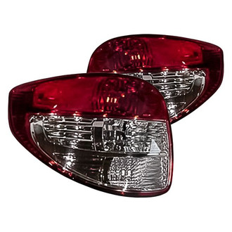 Replacement - Driver and Passenger Side Tail Light Lens and Housing Set (Standard Line)