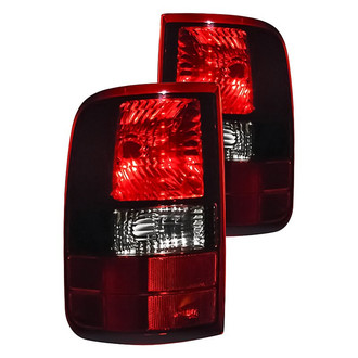Replacement - Driver and Passenger Side Tail Light Lens and Housing Set (Standard Line)