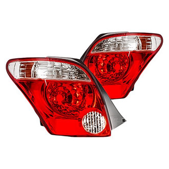 Replacement - Driver and Passenger Side Tail Light Lens and Housing Set (Standard Line)