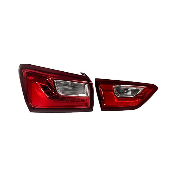 Replacement - Driver Side Inner and Outer Tail Light Set, Chevy Malibu