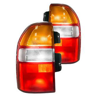 Replacement - Driver and Passenger Side Tail Light Lens and Housing Set (Standard Line)