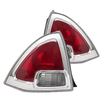 Replacement - Driver and Passenger Side Tail Light Lens and Housing Set (Standard Line)