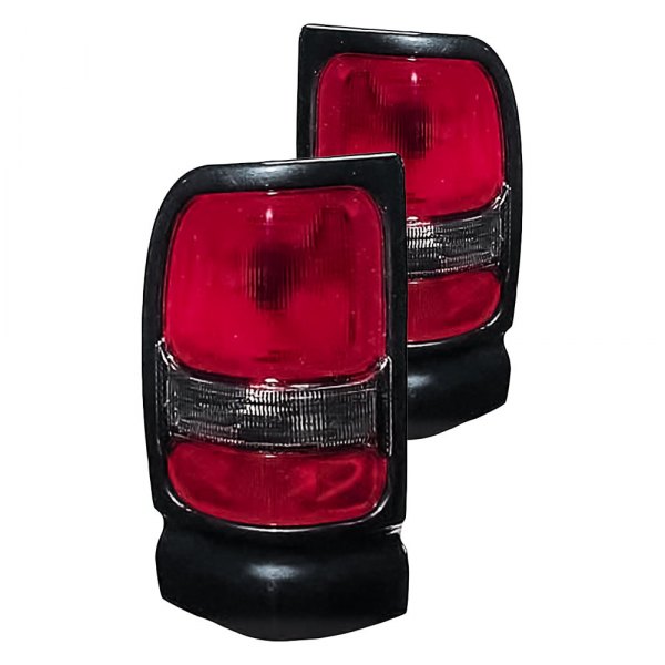 Replacement - Tail Light Lens and Housing Set, Dodge Ram