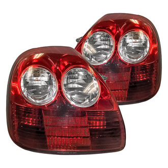 Replacement - Driver and Passenger Side Tail Light Lens and Housing Set (Standard Line)