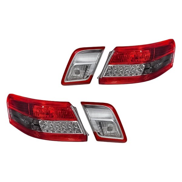 Replacement - Inner and Outer Tail Light Lens and Housing Set, Toyota Camry