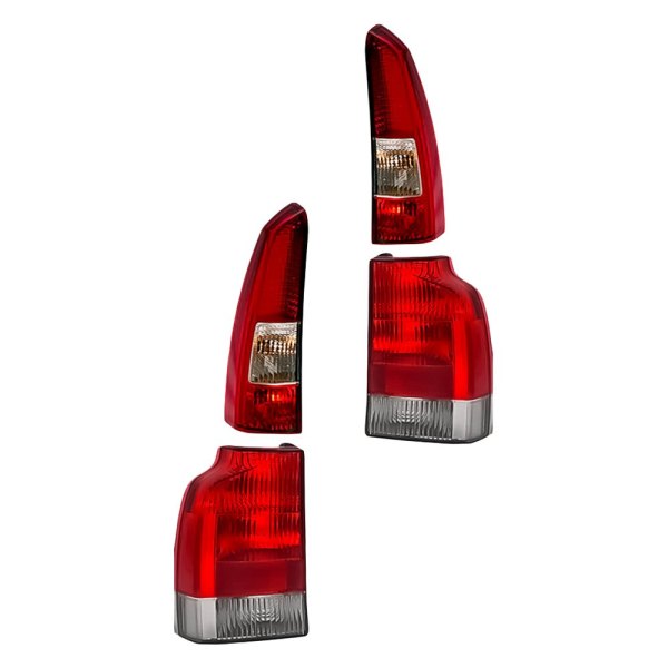 Replacement - Lower and Upper Tail Light Lens and Housing Set, Volvo V70