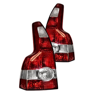 Replacement - Driver and Passenger Side Tail Light Lens and Housing Set (Standard Line)