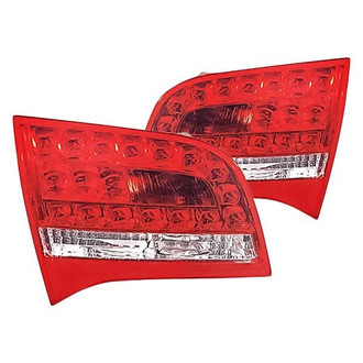 Replacement - Driver and Passenger Side Inner Tail Light Lens and Housings (CAPA Certified)
