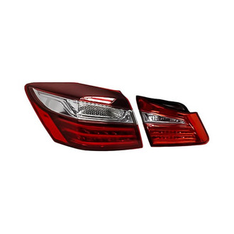 Replacement - Driver Side Driver and Passenger Side Inner and Outer Tail Light Set (CAPA Certified)
