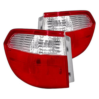 Replacement - Driver and Passenger Side Outer Tail Light Lens and Housing Set (CAPA Certified)