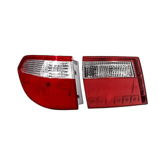 Replacement - Driver Side Driver and Passenger Side Inner and Outer Tail Light Lens and Housing Set (CAPA Certified)