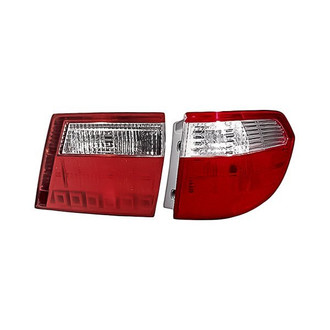 Replacement - Passenger Side Driver and Passenger Side Inner and Outer Tail Light Lens and Housing Set (Standard Line)