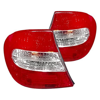 Replacement - Driver and Passenger Side Tail Light Lens and Housing Set (CAPA Certified)