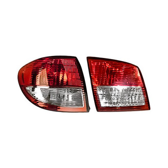 Replacement - Driver Side Driver and Passenger Side Inner and Outer Tail Light Set (Standard Line)