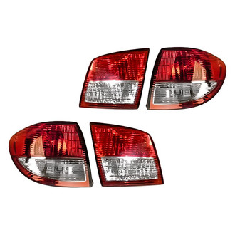 Replacement - Driver and Passenger Side Inner and Outer Tail Light Set (Standard Line)