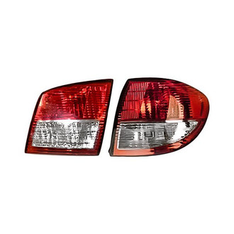 Replacement - Passenger Side Driver and Passenger Side Inner and Outer Tail Light Set (Standard Line)