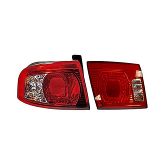 Replacement - Driver Side Driver and Passenger Side Inner and Outer Tail Light Set (Standard Line)