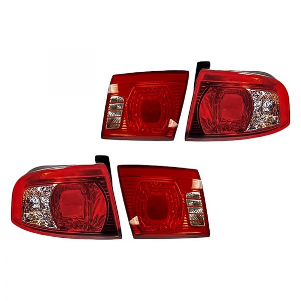 Replacement - Inner and Outer Tail Light Set, Kia Optima
