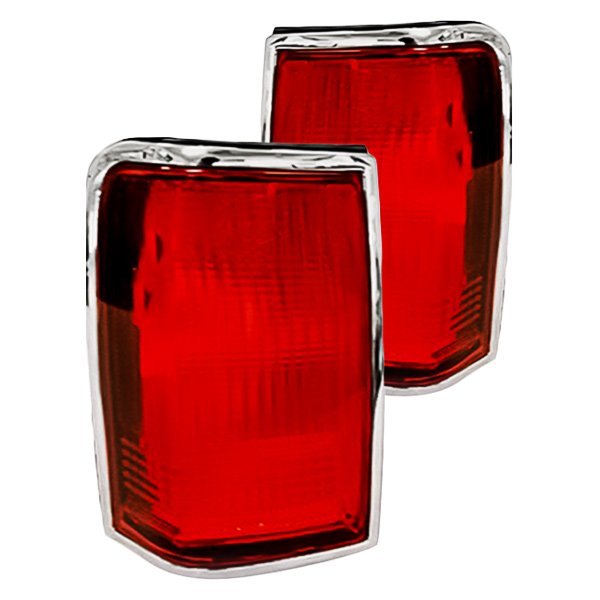 Replacement - Tail Light Lens and Housing Set, Lincoln Town Car