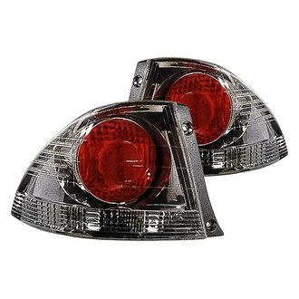 Replacement - Driver and Passenger Side Outer Tail Light Lens and Housing Set (Standard Line)