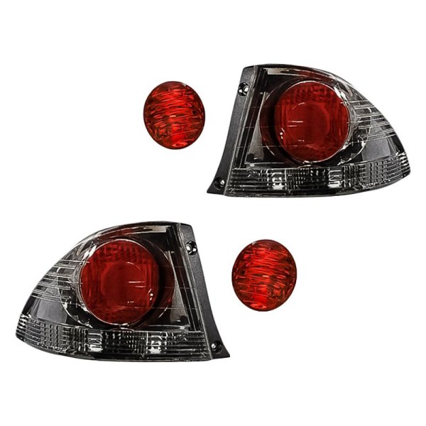 Replacement - Inner and Outer Tail Light Lens and Housing Set, Lexus IS
