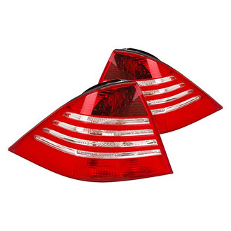Replacement - Driver and Passenger Side Tail Light Lens and Housing Set (Standard Line)