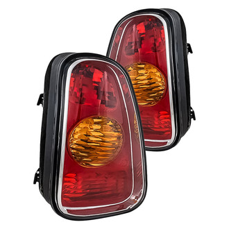 Replacement - Driver and Passenger Side Tail Light Lens and Housing Set (Standard Line)