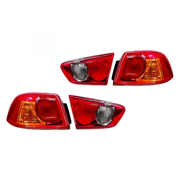 Replacement - Inner and Outer Tail Light Set, Mitsubishi Lancer