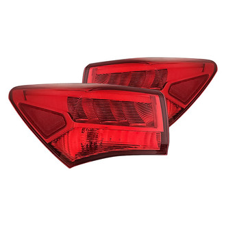 Replacement - Driver and Passenger Side Outer Tail Light Set (CAPA Certified)