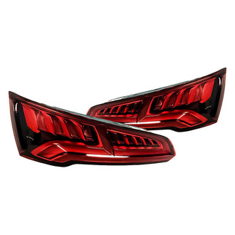 Replacement - Driver and Passenger Side Upper Tail Light Set (CAPA Certified)