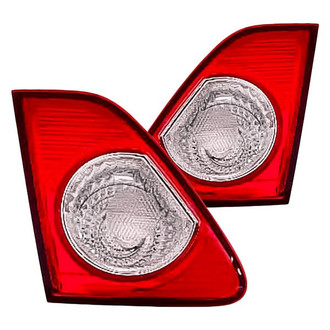 Replacement - Driver and Passenger Side Inner Tail Light Lens and Housing Set (Standard Line)