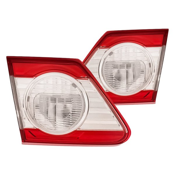 Replacement - Inner Tail Light Lens and Housing Set, Toyota Corolla